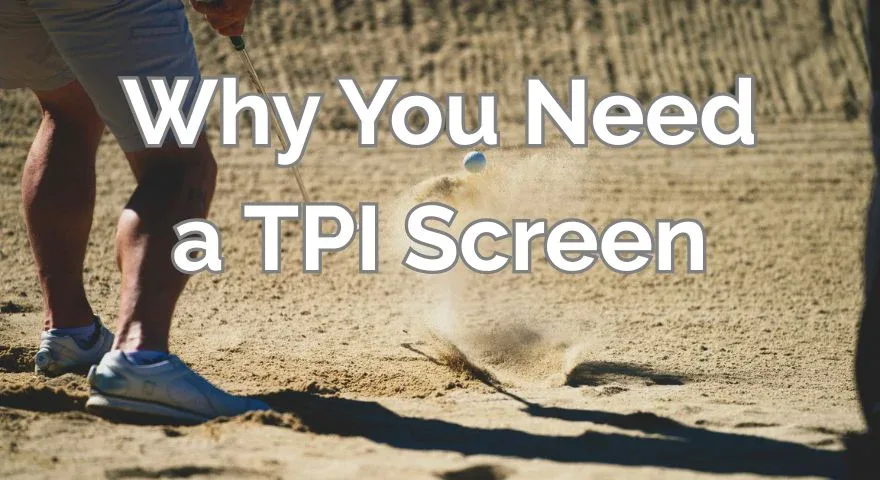 Image of a golfer splashing out of a bunker consistently after a TPI Golf Assessment by PGA Professional Kelly Bridges