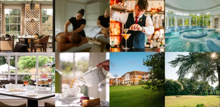 Chewton Glen Collage of images