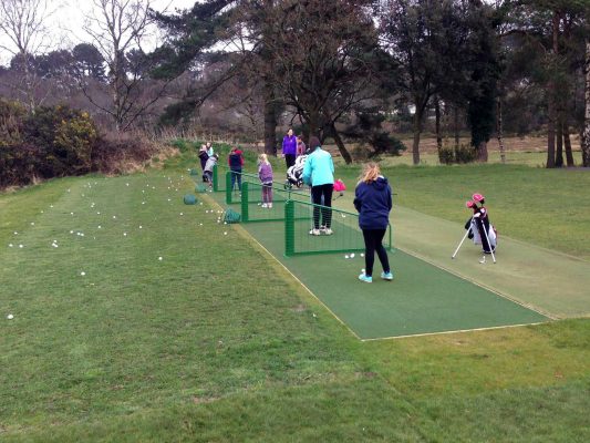 Image #8 of Kelly Bridges Golf Instructor running a Tri-Golf session for primary school children in the school playground