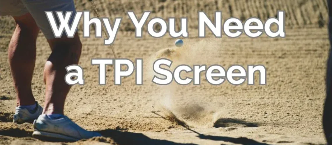 Image of a golfer splashing out of a bunker consistently after a TPI Golf Assessment by PGA Professional Kelly Bridges